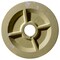 Ekena Millwork Valletta Ceiling Medallion (Fits Canopies up to 3 1/2"), 18"OD x 3 1/2"ID x 1"P, Primed White CM18VL - alternate 2